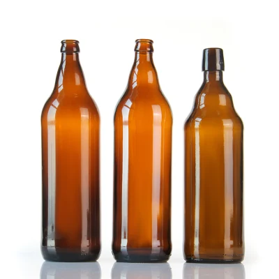 Custom Logo 250ml 275ml 330ml 500ml trasparente bottiglia a prova di umidità De Vidrio per imballaggio di birra