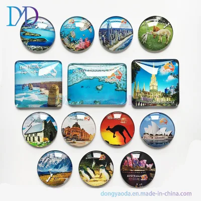 Personalizzazione in fabbrica / FaiDaTe - adesivi personalizzati per frigorifero / vetro cristallo Frigorifero magnetico Commemorativo Creative Gift adesivi / refrigerante adesivo antigoccia