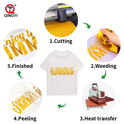 Trasferimento termico in vinile laser nero Cool Peeling PET Heat Transfer Pellicola per indumenti
