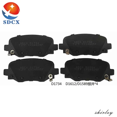 ProPad D1734-8958 68225327ab pastiglie dei freni materiale ceramico per Chrysler / Jeep Cherokee