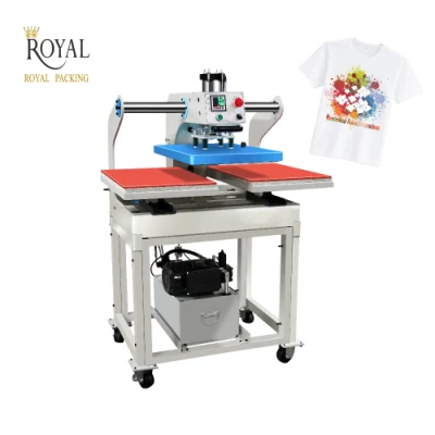  Auto regolabile pressione sublimazione elettrica pressa elettrica pressa carta PET Trasferimento di T-shirt DTG film