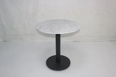 Moderno Round Marble Top Ristorante all&prime;aperto Giardino Tavolino