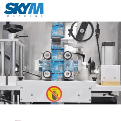 Contenitore automatico di plastica per lattina per animali domestici applicatore etichette PVC manicotto termoretraibile Etichettatrice per bottiglie in scatola per alimenti