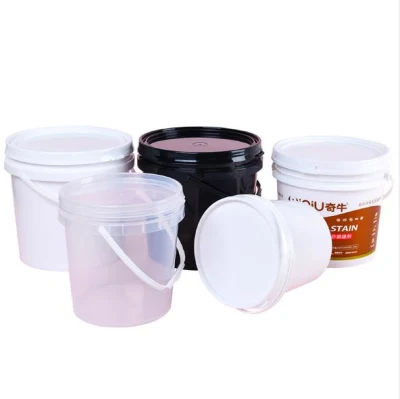  Vendita all&prime;ingrosso fabbrica Vendita a caldo benna plastica Iml colore PP Secchio in plastica per contenitore gelato da 1 l con manico