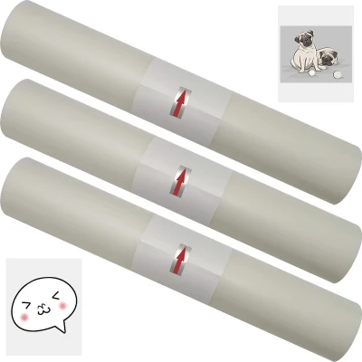  Pellicola AB DTF UV per trasferimento termico tessile di alta qualità Pellicola per stampa Thermal PET DTF per T-shirt da abbigliamento