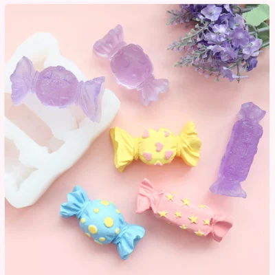 Love Heart Lollipop caramella stampaggio muffa in silicone torta da forno Donut Decorazione