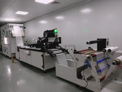  Stampante con schermo di sovrastampa automatica a colori, roll-to-roll