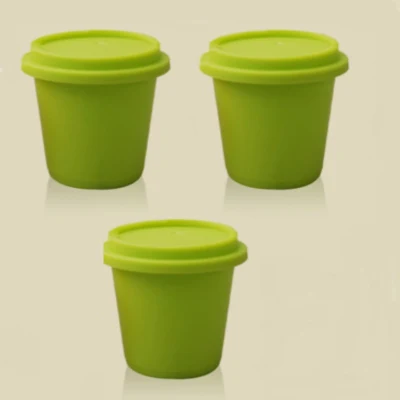  Diametro interno 80mm Iml stampaggio ad iniezione contenitore confezionamento Coppe in plastica Con coperchi