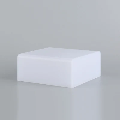 Lampada quadrata personalizzata decorazione lampada coperchio trasparente corpo stampato ad iniezione