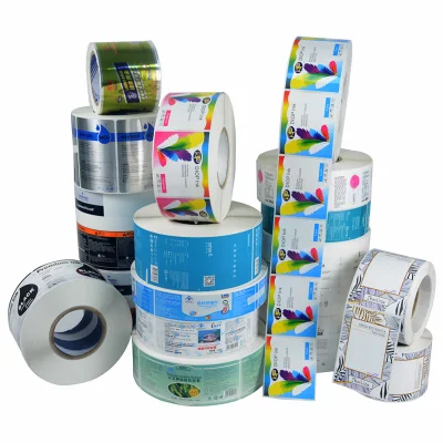  Confezionamento personalizzato per alimenti Etiqueta etichetta adesiva Design impermeabile personalizzato Flacone con vasetto stampato in carta adesiva