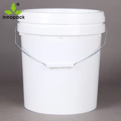  Secchio in plastica personalizzato stampato da 15 litri per uso alimentare a prova di bambino