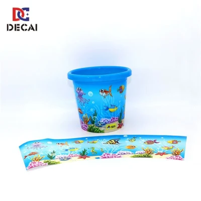  Produttore Iml etichetta di imballaggio in stampaggio per benne in plastica