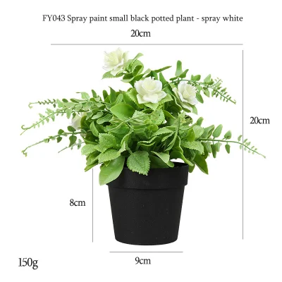  Armadio tavolo Simulazione Verde Plant plastica Pot combinazione decorazione Casa