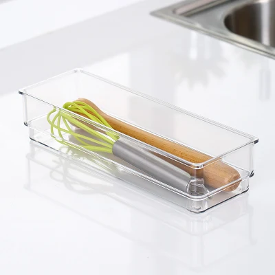  Semplice organizer per cassetti da cucina per il vino Apripista succhieruola posate Organizzatore a cassetto in plastica acrilica