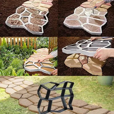  Pavimentazione da giardino Stivale per pavimenti per pavimenti per pavimenti per pavimenti per pavimenti per pavimenti Stampi per calcestruzzo stradali Crea percorsi Taiolatura manuale riutilizzabile