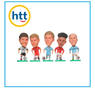  OEM 3D Plastic Toys giocatore di calcio personalizzato Action Figure Car Decorazione per gli amanti dello sport