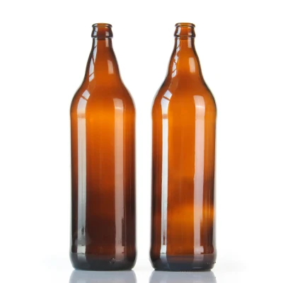  Commercio all&prime;ingrosso 330ml 500ml 12 Oz Blu Ambra sigillato Botella De Vidrio per imballaggio di birra
