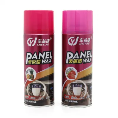 Private Label Accessori auto cura aerosol silicone spray su pelle