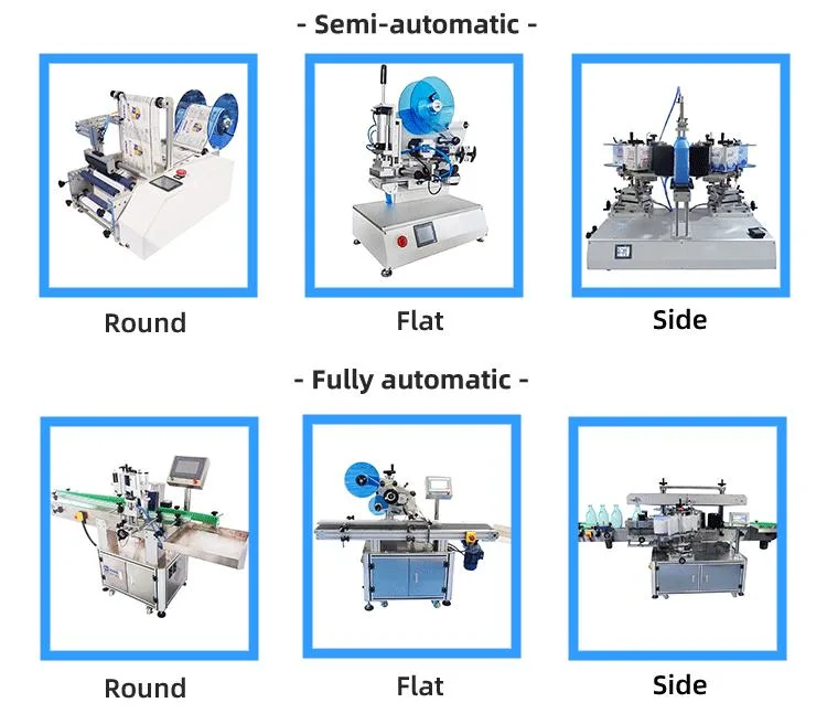 Automatic Stickers Flat Bottle Double Sided Labeling Machine for Square Bottles