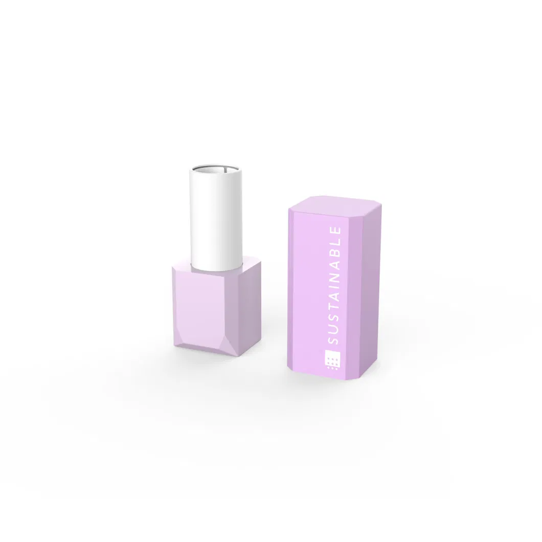 Biodegradable Cosmetic Packaging for Ceramic Lipstick Tube with Refillable Structure