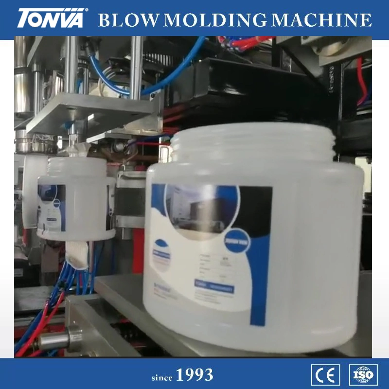 Plastic Extrusion Blow Molding Machine for Plastic Bottle Making Fully Automatic Line with in-Mold Labeling Machine