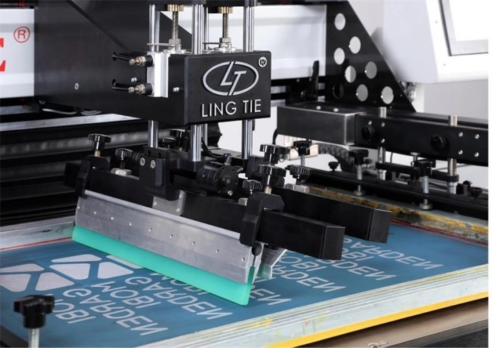Fully Automatic Single Color Silk Screen Trademark Printer