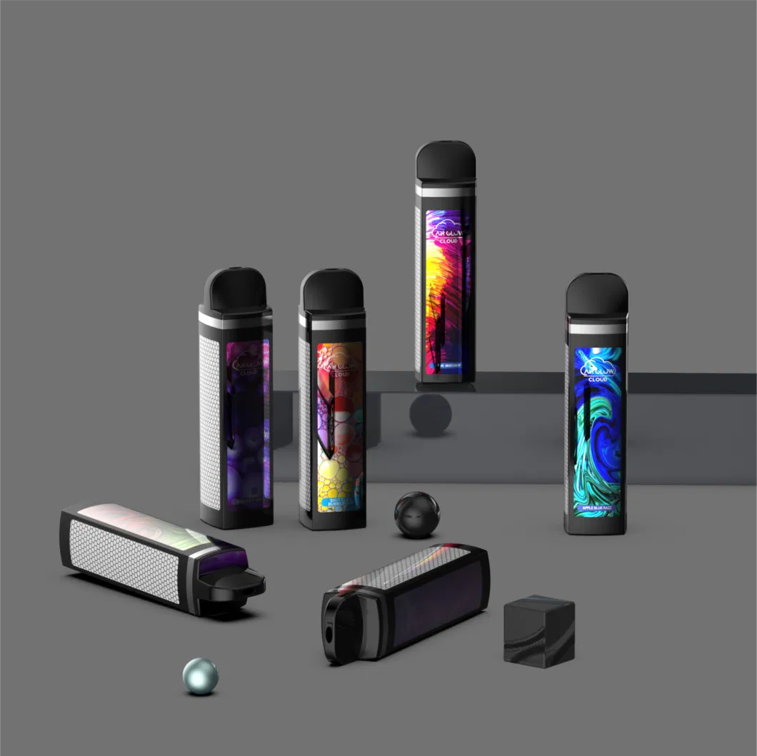 2021 New Product Factory Price 9.5 Ml 5000 Puffs Rechargeable with LED Color Flashlight Disposable E Cigarette Vape Pen