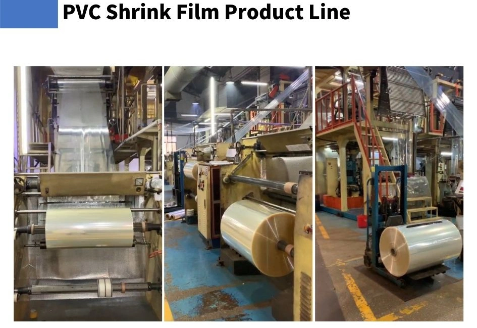 High Quality Transparent PVC Heat Shrink Film PVC Sleeve Wrap Label for Bottles