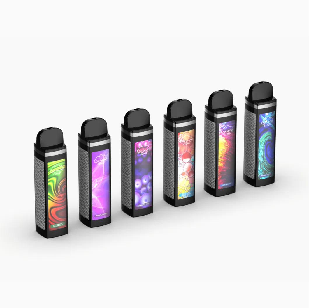 2021 New Product Factory Price 9.5 Ml 5000 Puffs Rechargeable with LED Color Flashlight Disposable E Cigarette Vape Pen