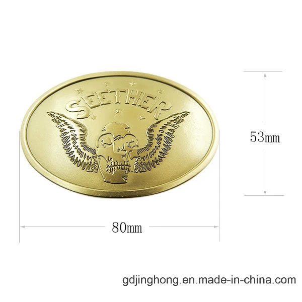 Shiny Gold Color Custom New Design Dog Name Metal Label for Garments and Bag