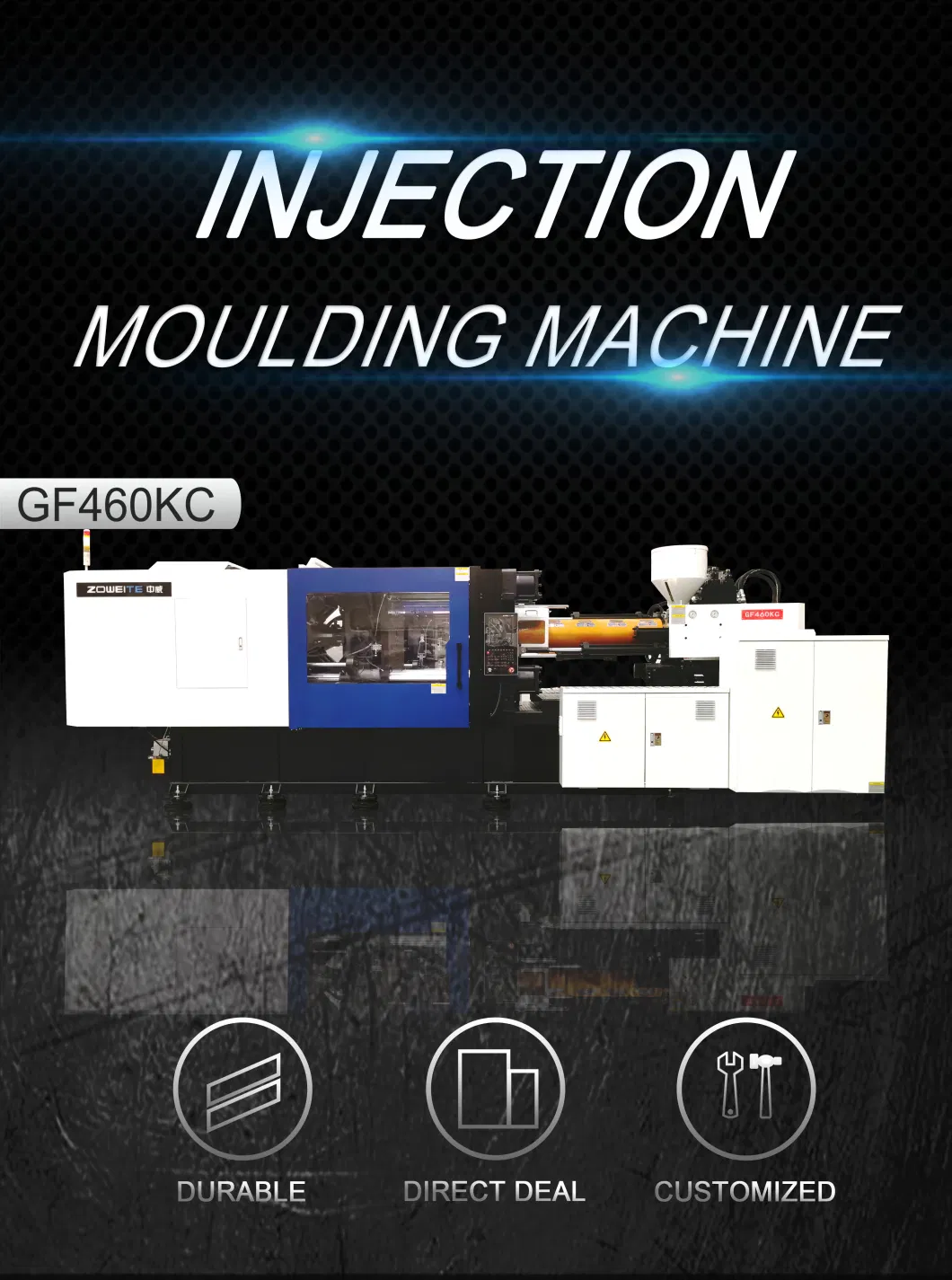GF460kc Plastic Food Container Molding Machine Plastic Injection Molding Machine