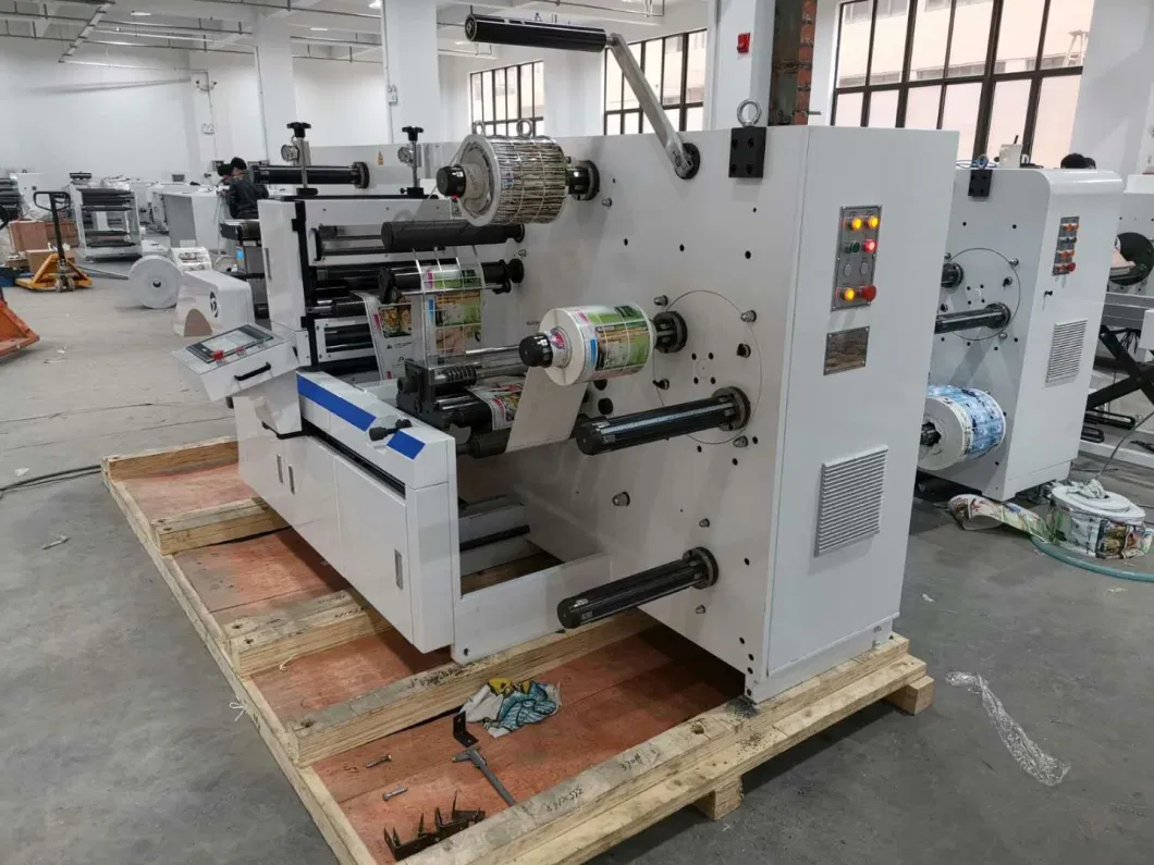 Dbgs-320 Iml Intermittent Sticker Cutter Semi Rotary Adhesive Paper Label Film Roll Slitting Sheeting/Sheet Automatic Die Cutting Machine Made in China