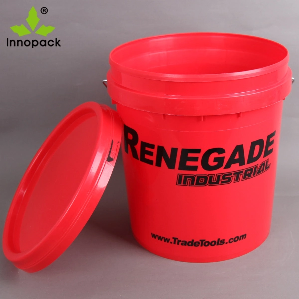 China Supply Round 18 Liter PP Material Oil Plastic Buckets /Pail