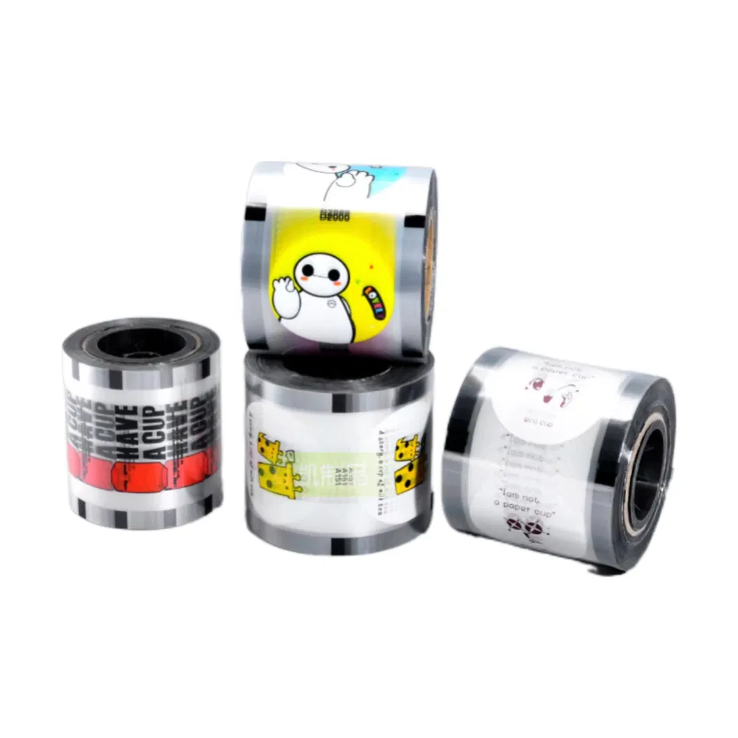 Customized Print Logo Membrane Waterproof CPP/Pet Plastic Roll Packaging Cup Sealing Film