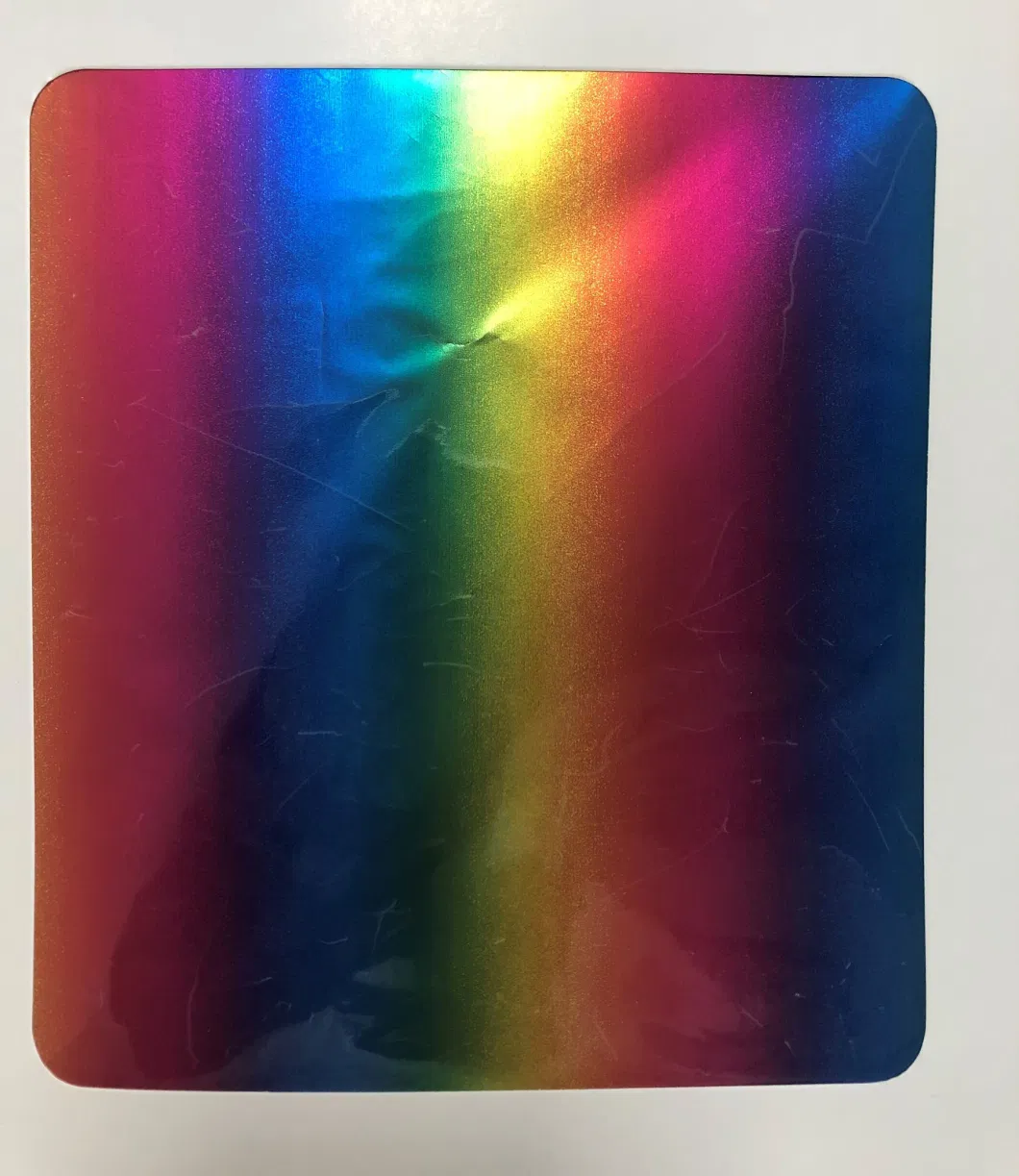 Foil Hot Laser Silver Rainbow Fabric Water Resist Hot Stamping Transfer Film