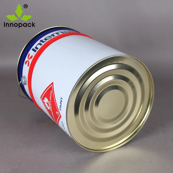 Wholesale Chemical Use Metal Tin Bucket with Spout Lid