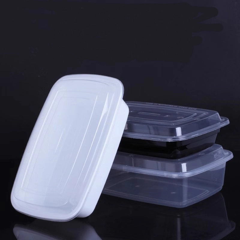 Takeaway Microwavable Plastic Disposable Bento Food Storage Lunch Boxes
