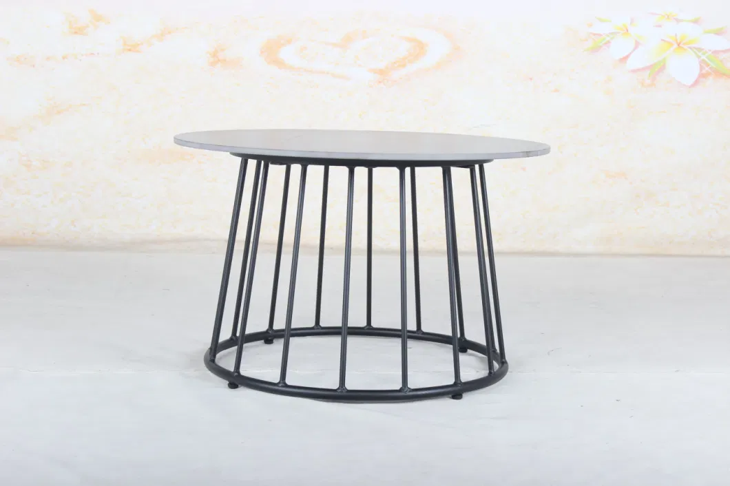 High Quality Courtyard Balcony Leisure Outdoor Garden Round Side Table Coffee Table