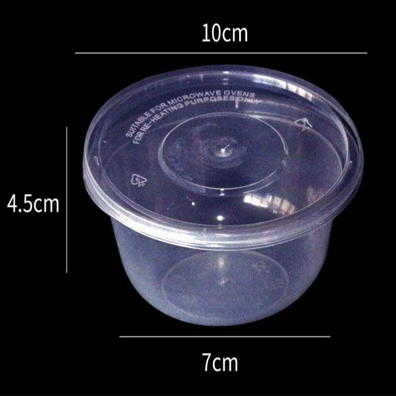 650ml Rectangle Microwave Food Containers Food Packing Storage Boxes