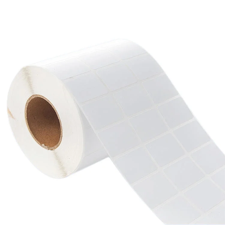 Blank Self-Adhesive Thermal Paper Sticker Label Rolls Direct Thermal Barcode Shipping Label