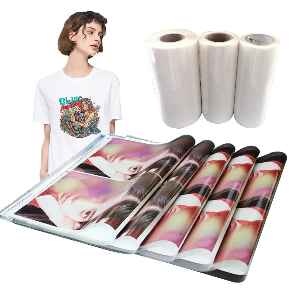 Udefine High Quality Double Matte Heat Transfer Dtf Pet Film Printable Vinyl Direct to Film Printing Transfer for T Shirts