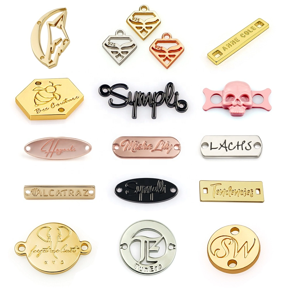 Quality New Product Custom Brand Logo PVC Name Tag Silicone Label Rubber Crest for Fashion Accessories
