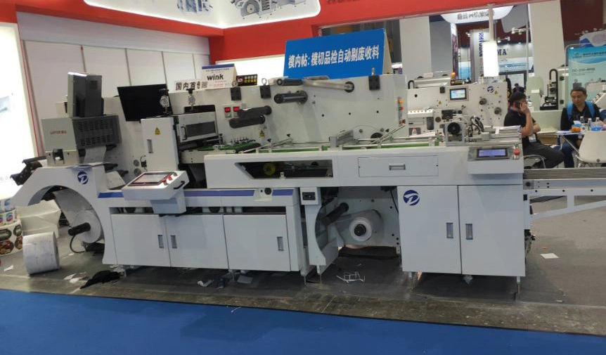 Dbgs-320 Iml Intermittent Sticker Cutter Semi Rotary Adhesive Paper Label Film Roll Slitting Sheeting/Sheet Automatic Die Cutting Machine Made in China