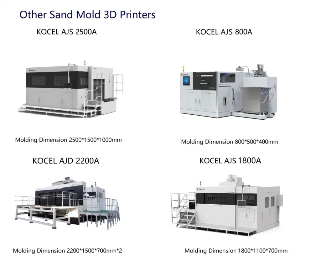 KOCEL AJS 300A 3D Printing Equipment with Sand Mould