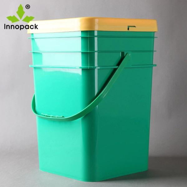 Hard Strong Sturdy Square Bucket 20 Liter Plastic Bucket