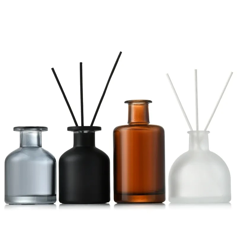 Home Scent Diffuser 150ml Empty Cylinder Reed Diffuser Bottle Luxury Room Fragrance Package