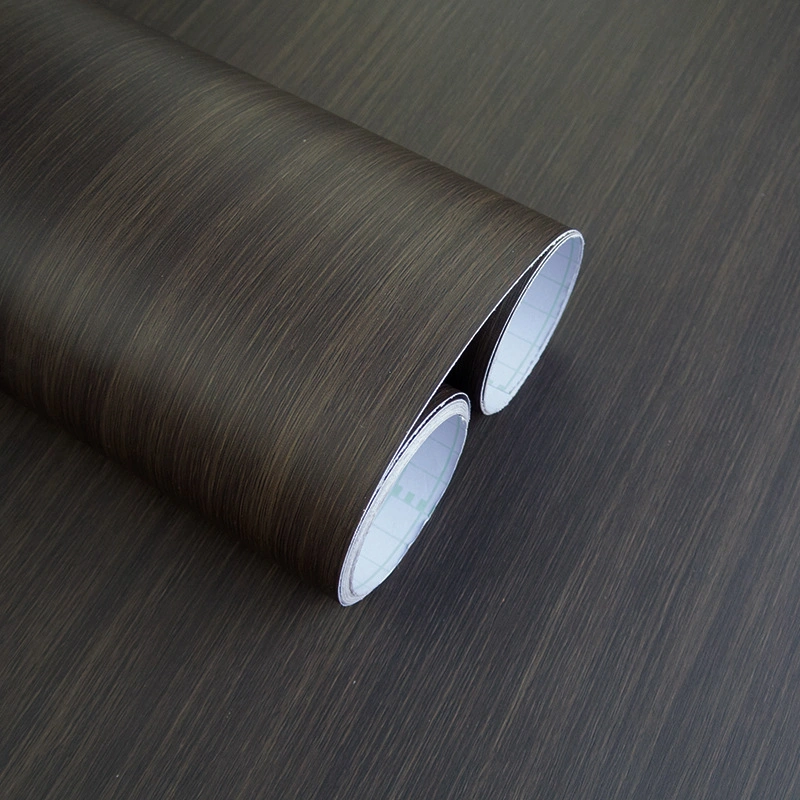 Thickened Wood Grain Wallpaper Self-Adhesive Large Roll Imitation Wood Paper Wardrobe Door Waterproof Furniture Renovation Sticker