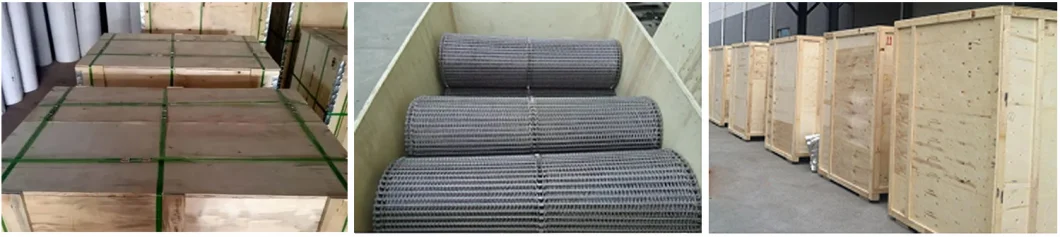 Industrial Automatic Noodle Line Steaming Mesh Belt Stainless Steel Conveyor
