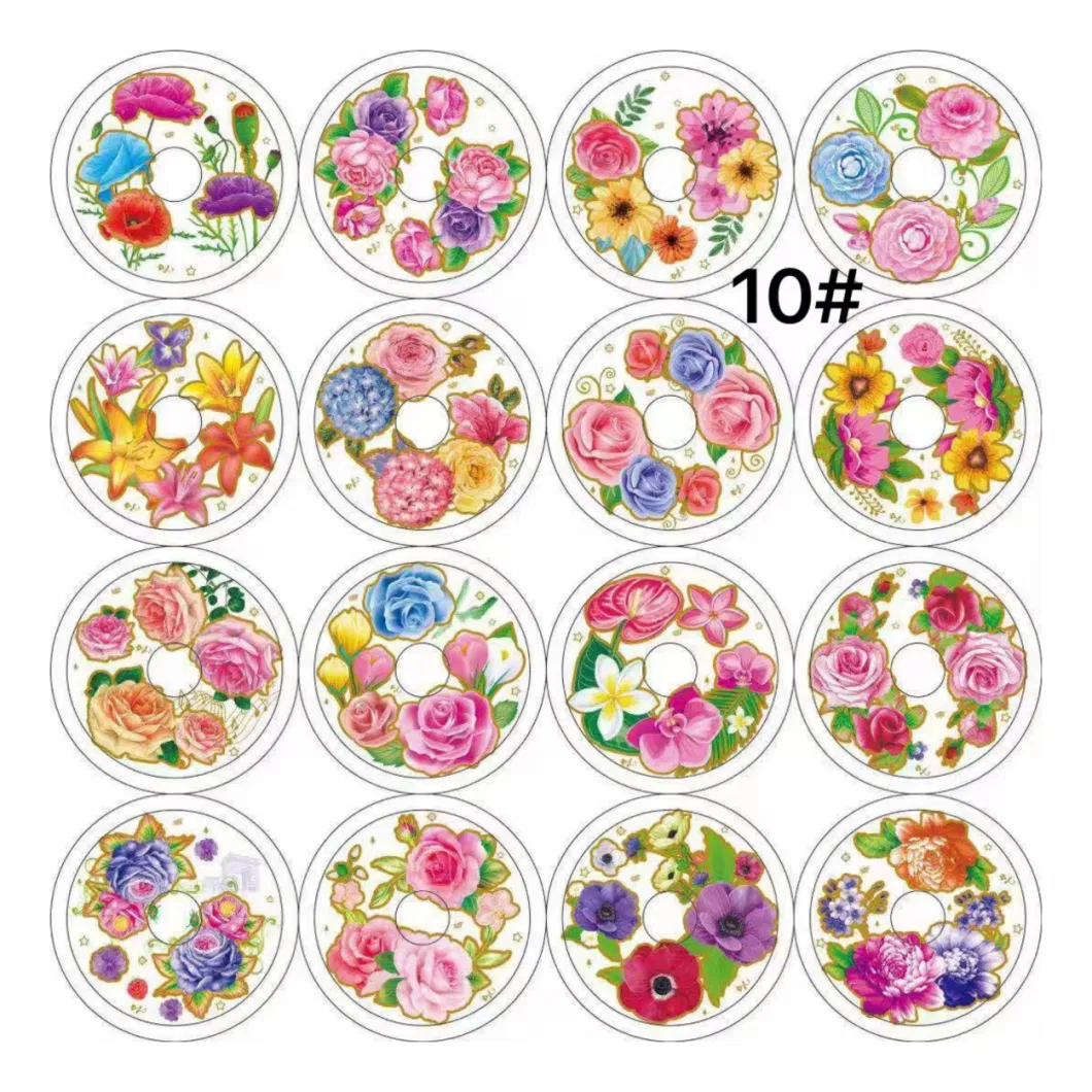 Free Cylinder Flower Fruit Design Iml in Mold Label