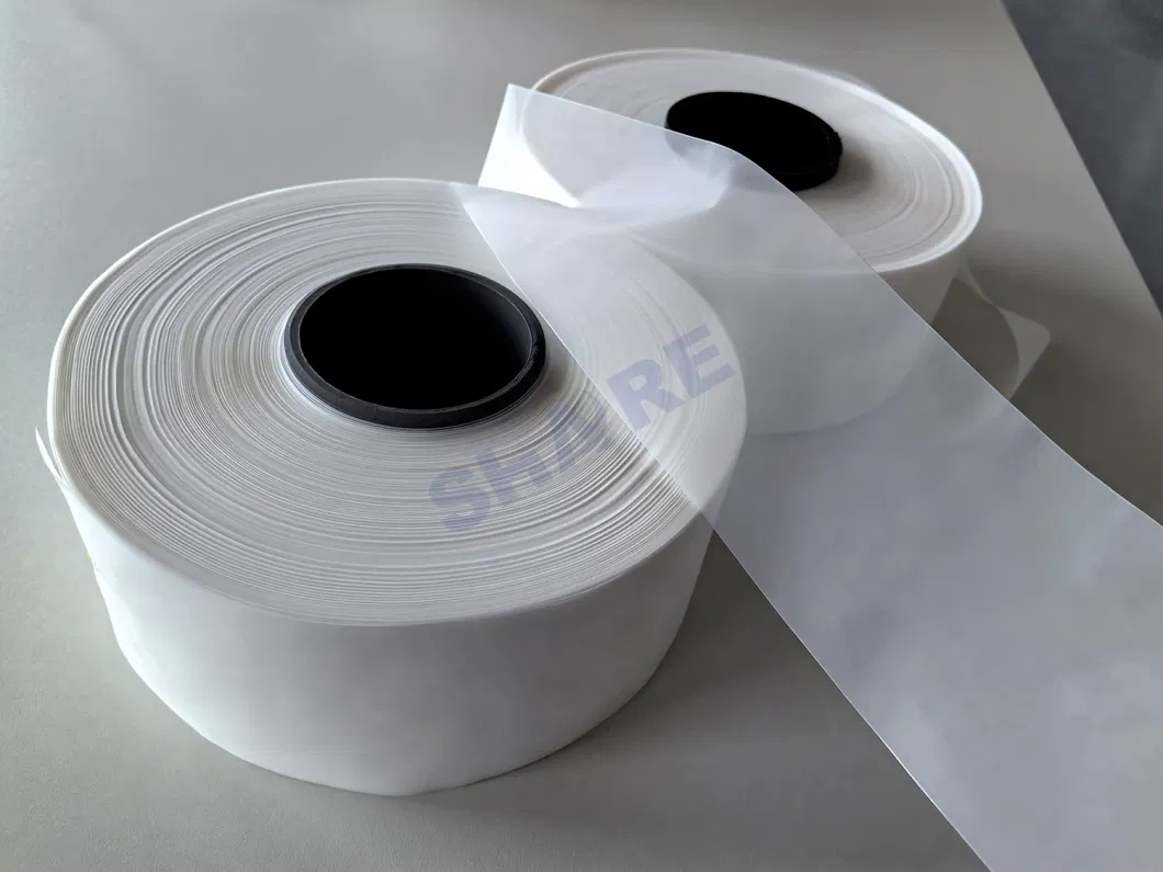 Ultrasonic Polypropylene PP Mesh Fabric Strips &amp; Ribbons Slitting Minimal Material Build-up